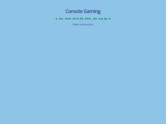console screenshot