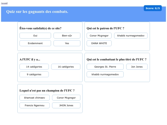 quizz screenshot
