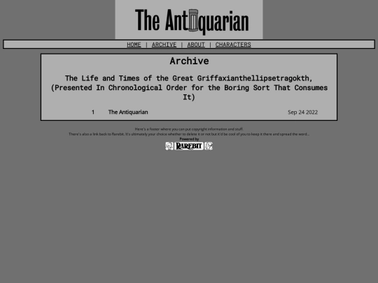 archive screenshot