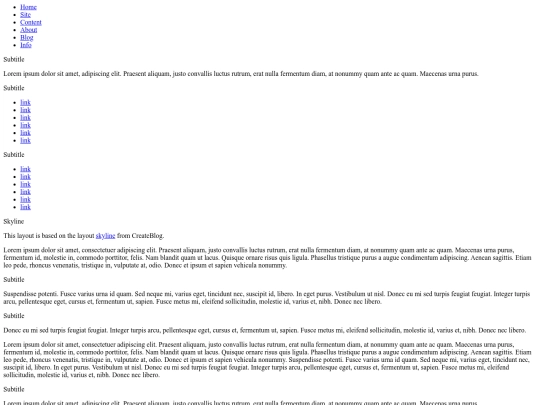 index screenshot