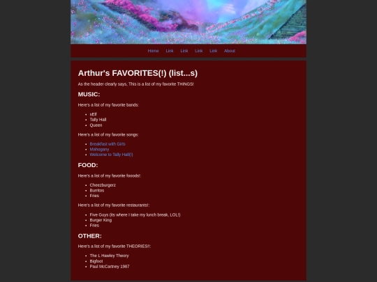 favoriteslist screenshot