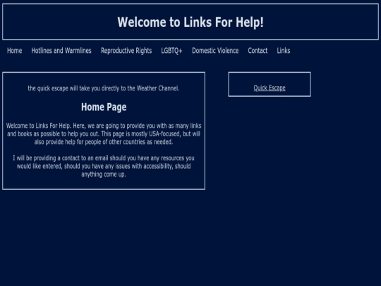 index screenshot