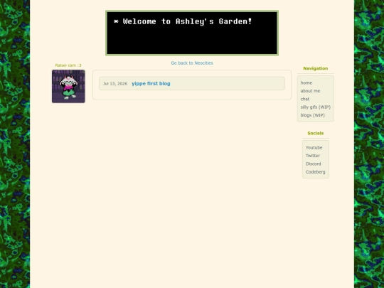 blog screenshot