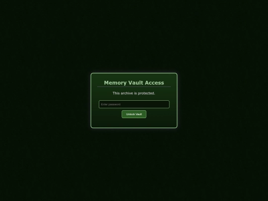 memoryvault screenshot
