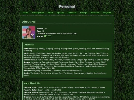 personal screenshot
