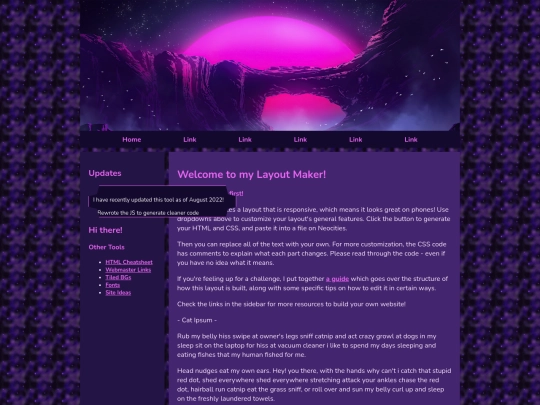 home screenshot