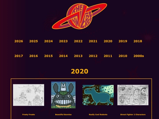 ArtTimeline2020 screenshot