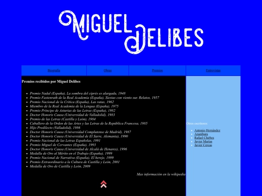 premiosmiguel screenshot