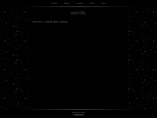 words screenshot