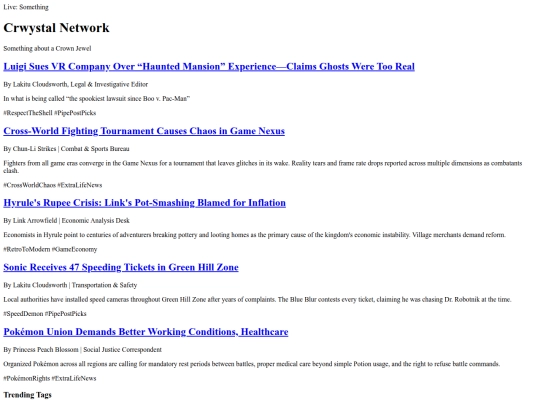news screenshot