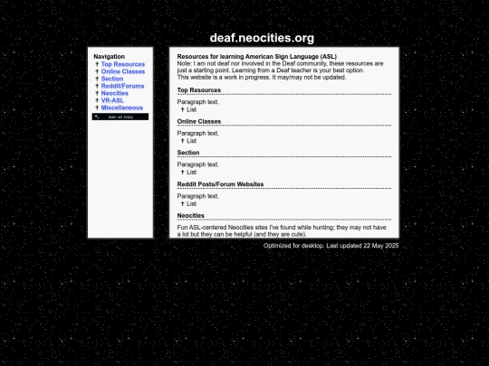 index screenshot