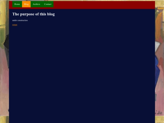 blog/purpose screenshot
