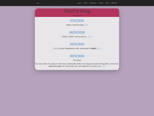 blog screenshot