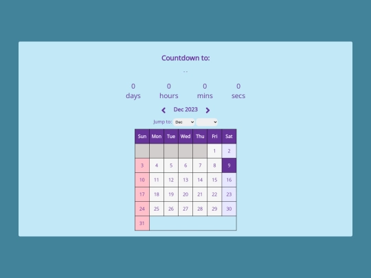 countdown screenshot