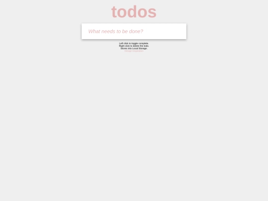 todo screenshot