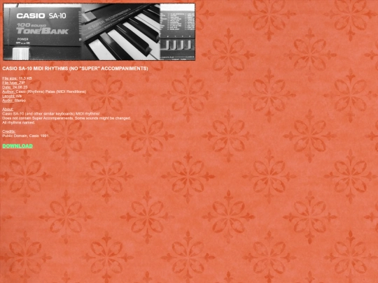 downloads/software/casio screenshot