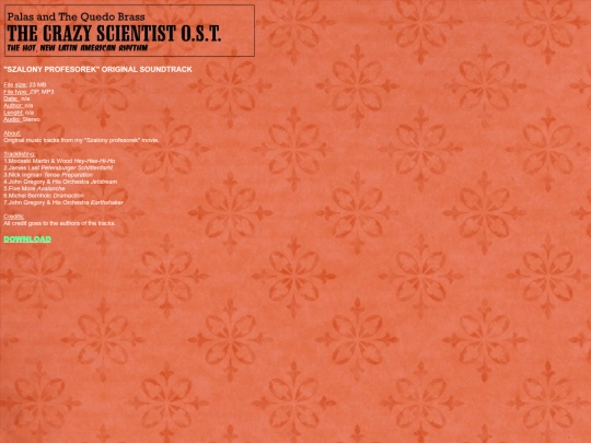 downloads/soundtracks/scientist screenshot