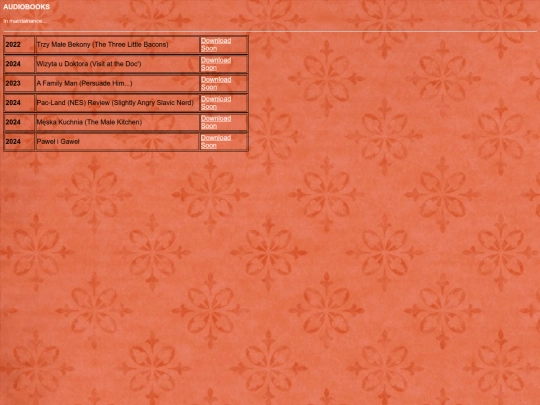 muzak/audiobooks screenshot