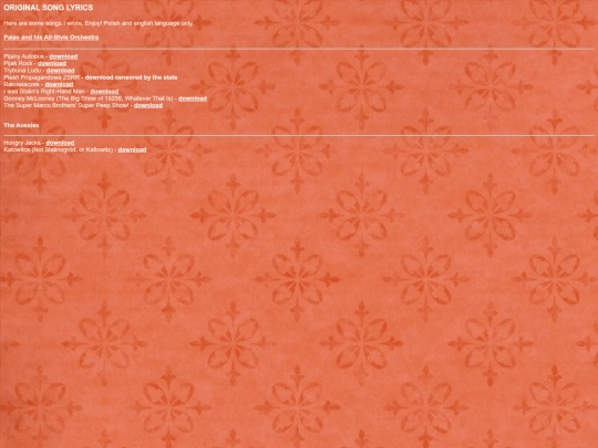 muzak/songs screenshot