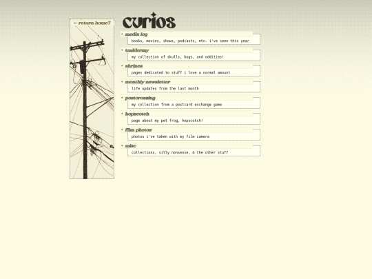 curios screenshot