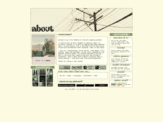info screenshot