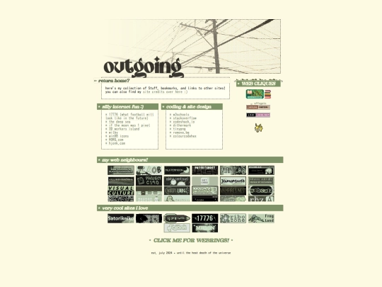 outgoing screenshot
