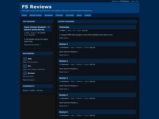index screenshot