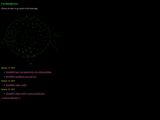 blog screenshot
