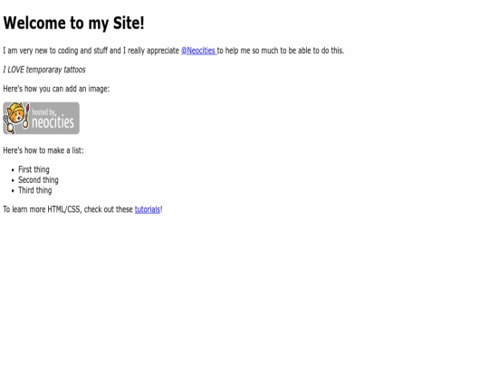 index screenshot