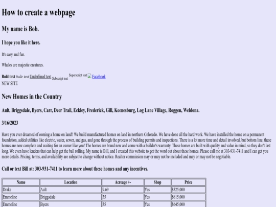 index screenshot