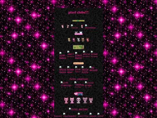 pixelclubs screenshot