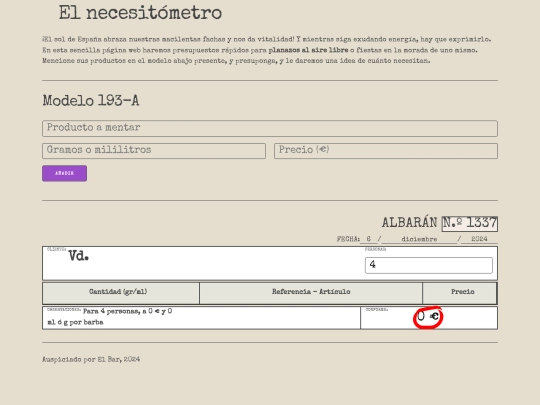 necesitometro screenshot