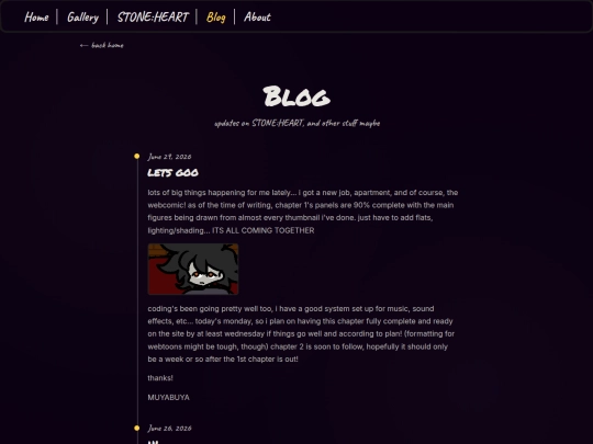blog screenshot