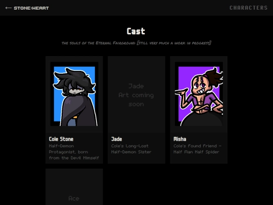 stone-heart/characters screenshot