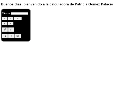 Calculadora screenshot