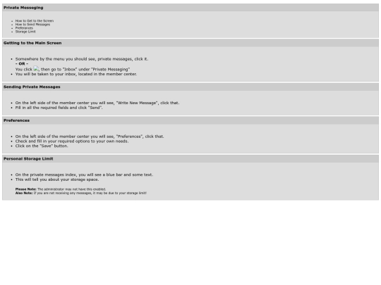 Fractured Fantasy/Guestbook/pm screenshot