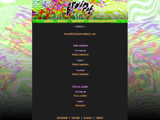 BrainRot Website_ContactPage screenshot