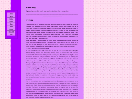 blog screenshot