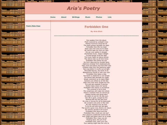 poetry/forbiddenone screenshot