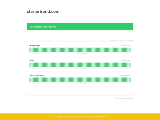 status screenshot