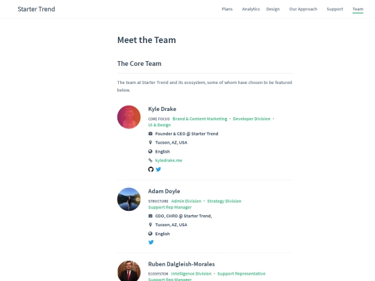 team screenshot