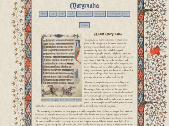 marginalia screenshot