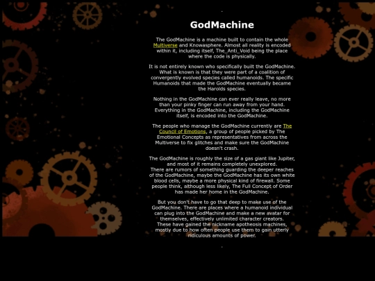 GodMachine entries/GodMachine screenshot