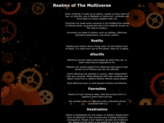GodMachine entries/Realms-of-The-Multiverse screenshot