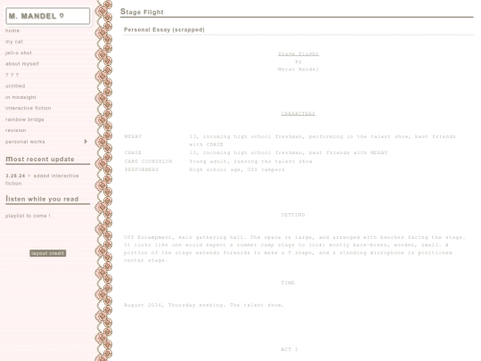 writing portfolio/stage flight screenshot