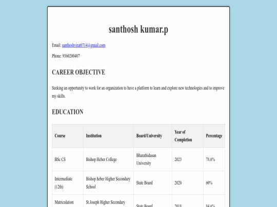index screenshot