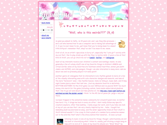 aboutme screenshot