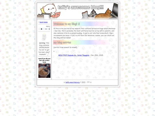 blog screenshot