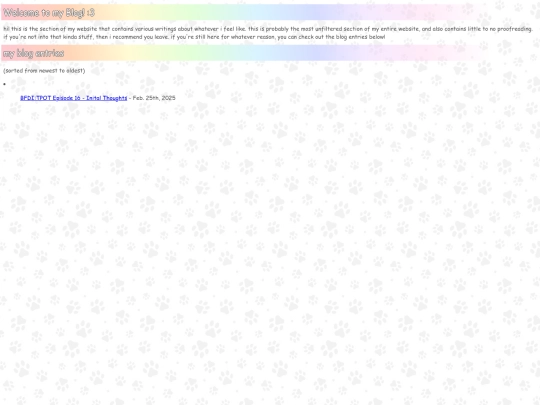 blog screenshot