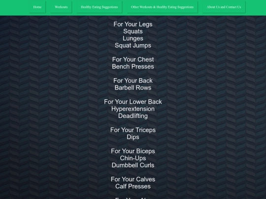 workouts screenshot